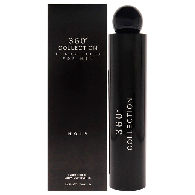 360 Collection Noir by Perry Ellis for Men - 3.4 oz EDT Spray, NA, hi-res image number null