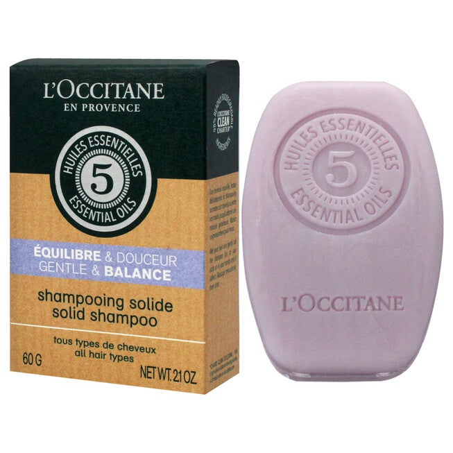 Gentle and Balance Solid Shampoo by LOccitane for Unisex - 2.1 oz Shampoo, NA, alternate image number null