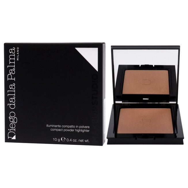 Compact Powder Highlighter - 32 Bronze by Diego Dalla Palma for Women - 0.4 oz Highlighter, , alternate image number null