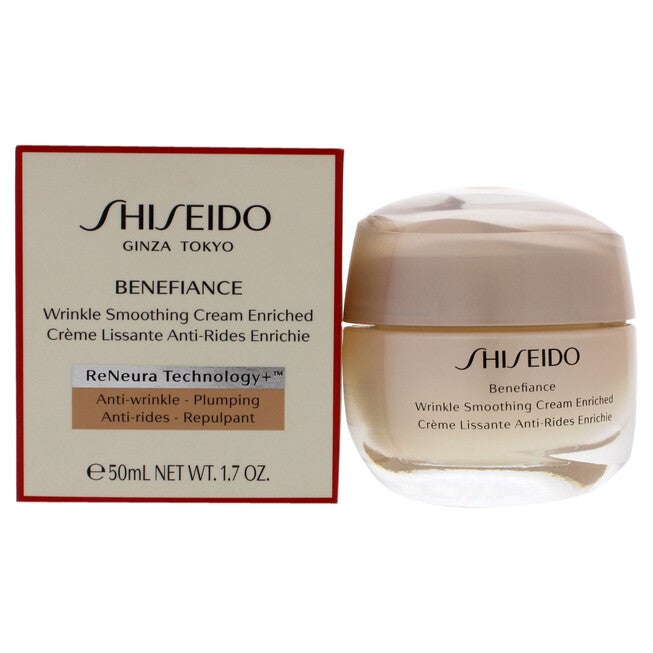 Benefiance Wrinkle Smoothing Cream Enriched by Shiseido for Unisex - 1.7 oz Cream, NA, hi-res image number null
