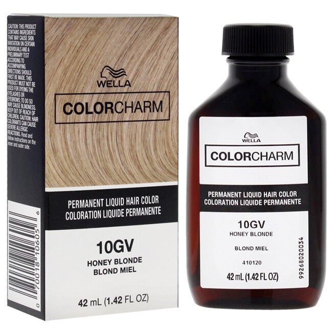 Color Charm Permanent Liquid Hair Color - 1036 10GV Honey Blonde by Wella for Unisex - 1.42 oz Hair Color, NA, alternate image number null
