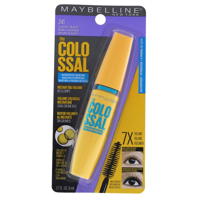 The Colossal Volum Express Waterproof Mascara - # 241 Classic Black by Maybelline for Women - 0.27 oz Mascara, NA, hi-res image number null