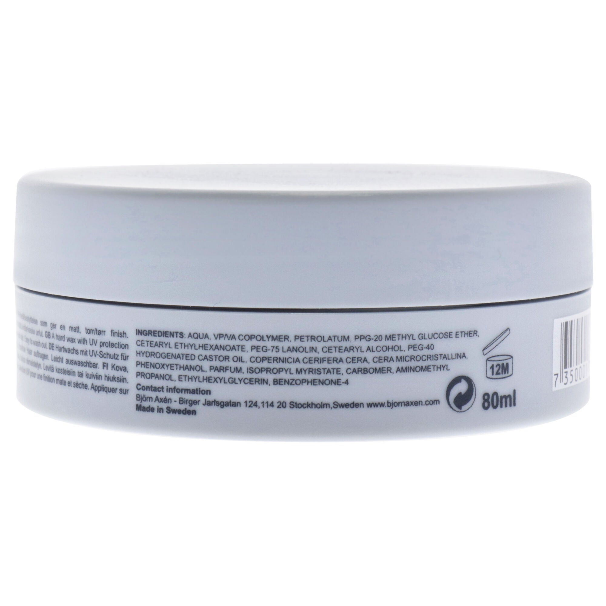 Matt Wax Strong Hold by Bjorn Axen for Unisex - 2.71 oz Wax, , alternate image number 2