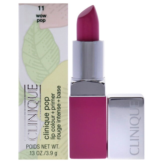 Clinique Pop Lip Colour Plus Primer - 11 Wow Pop by Clinique for Women - 0.13 oz Lipstick, NA, hi-res image number null