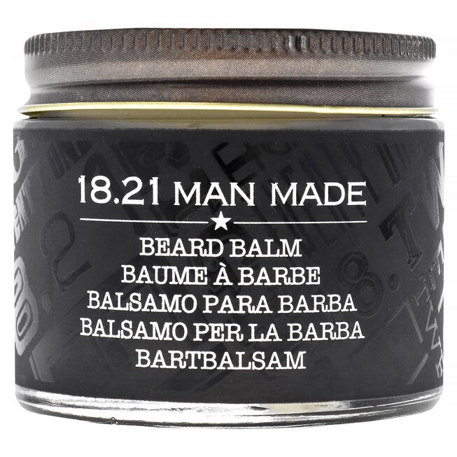 Beard Balm - Spiced Vanilla by 18.21 Man Made for Men - 2 oz Balm, See Description, alternate image number 2