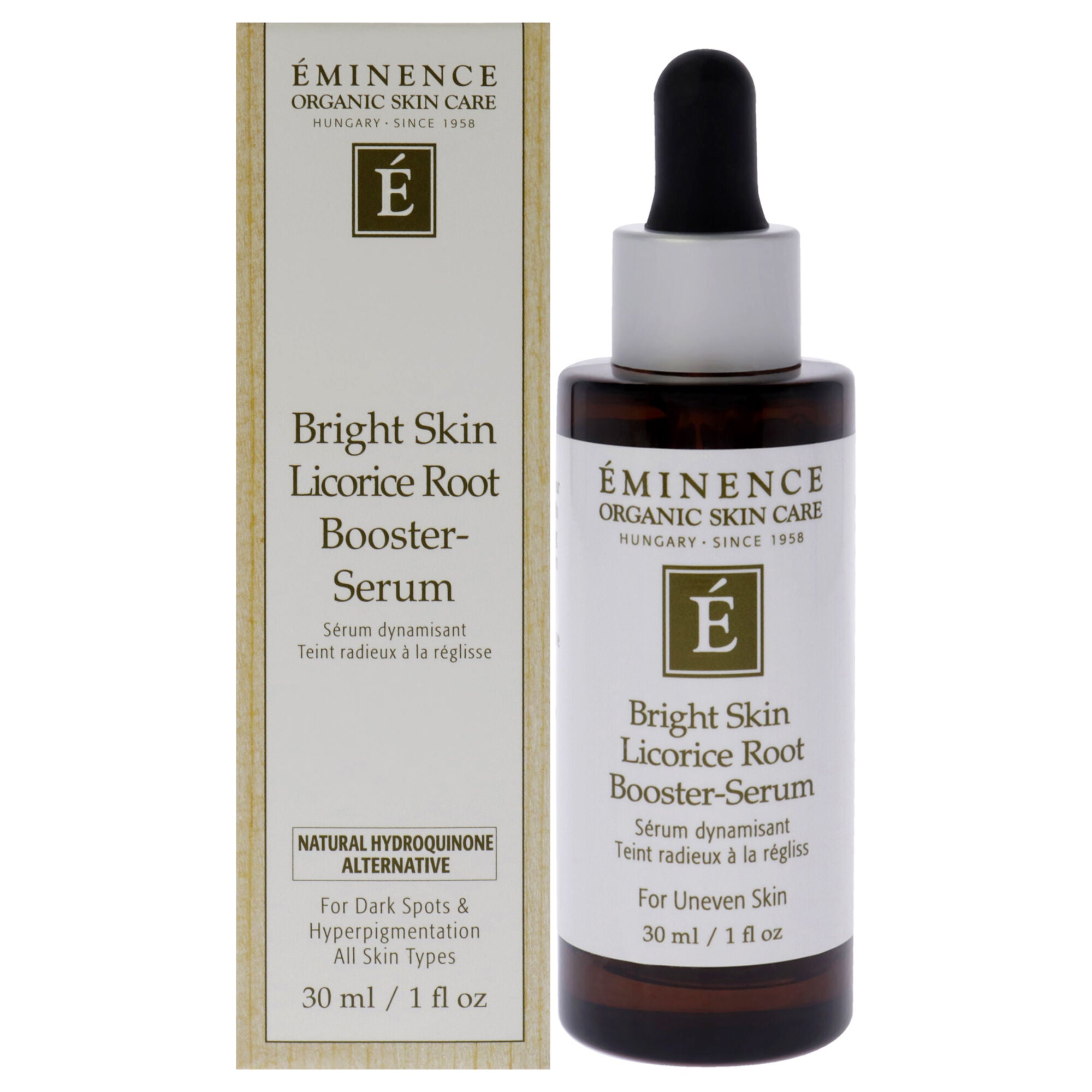 Bright Skin Licorice Root Booster-Serum by Eminence for Unisex - 1 oz Serum, See Description, hi-res image number 0