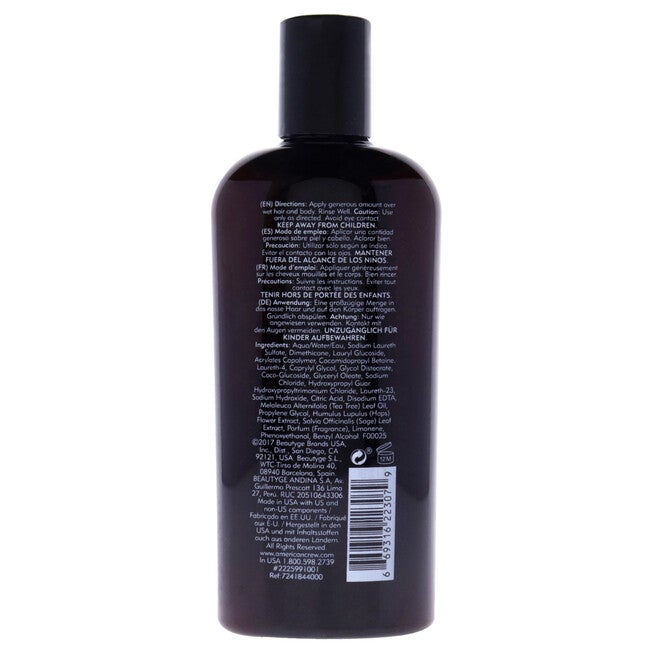 3-In-1 Tea Tree Shampoo, Conditioner and Body Wash by American Crew for Men - 8.4 oz Shampoo, Conditioner and Body Wash, , alternate image number null