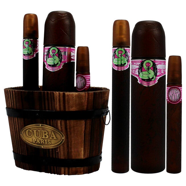 Cuba Jungle Snake by Cuba for Women - 3 Pc Gift Set 3.3oz EDP Spray, 1.17oz EDP Spray, 0.5oz EDP Spray, , alternate image number null