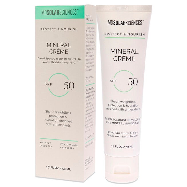 Mineral Creme SPF 50 by MDSolarSciences for Unisex - 1.7 oz Sunscreen, NA, alternate image number null
