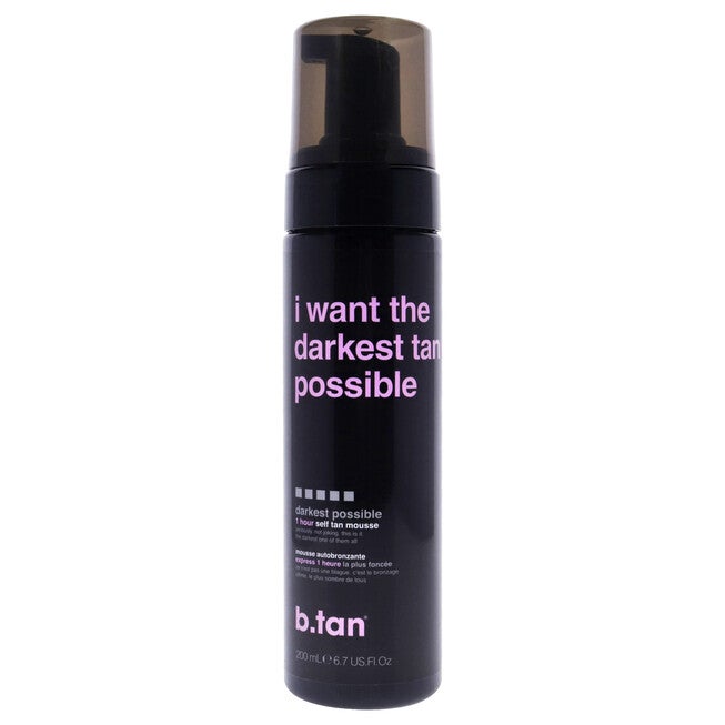 I Want The Darkest Tan Possible Self Tan Mousse by B.Tan for Unisex - 6.7 oz Mousse, NA, hi-res image number null