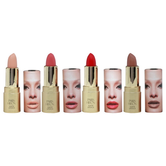 Matte Lipstick Collection by Paris Hilton Cosmetics for Women - 4 Pc Set, See Description, alternate image number 4