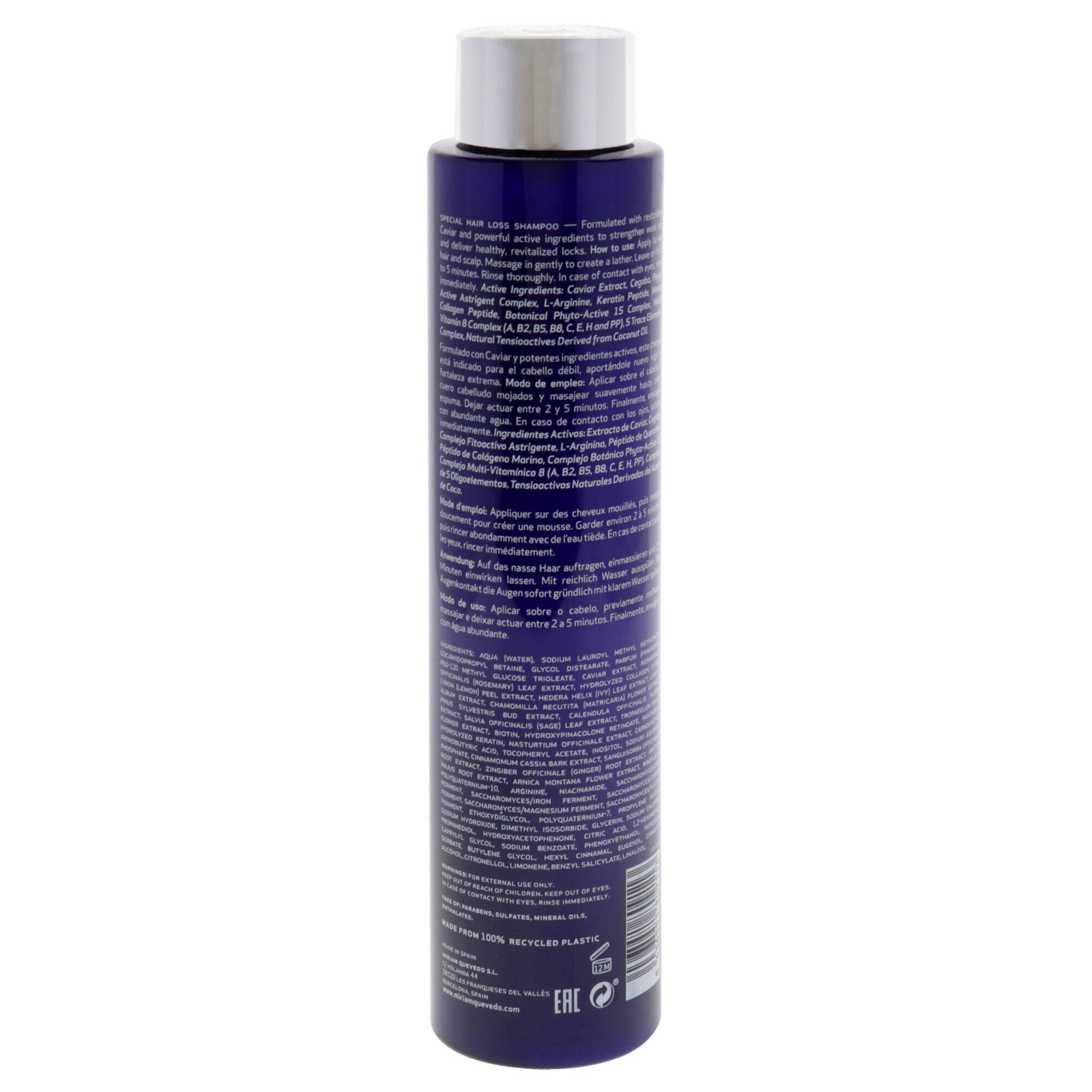 Extreme Caviar Special Hair Loss Shampoo by Miriam Quevedo for Unisex - 8.5 oz Shampoo, See Description, alternate image number 2