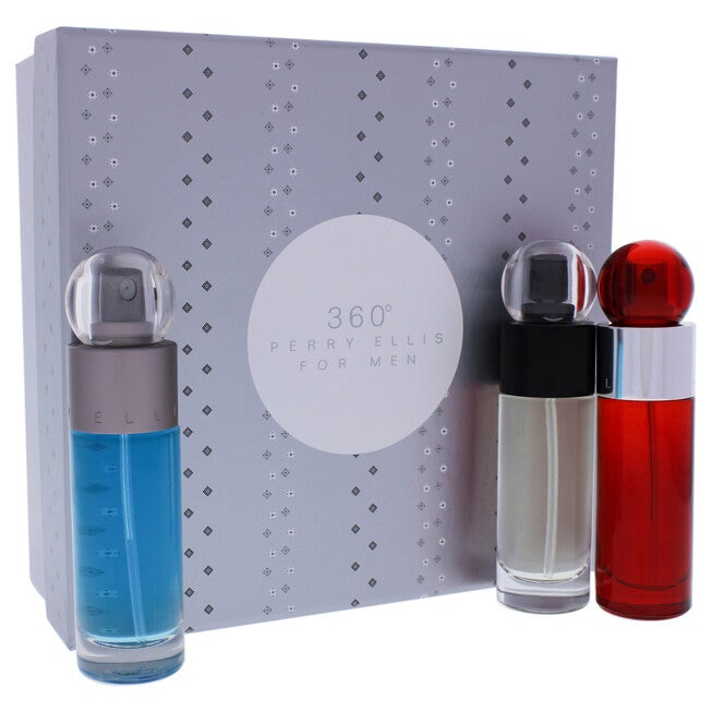 360 by Perry Ellis for Men - 3 Pc Gift Set 1oz 360 EDT Spray, 1oz 360 Red EDT Spray, 1oz Reserve EDT Spray, NA, alternate image number null