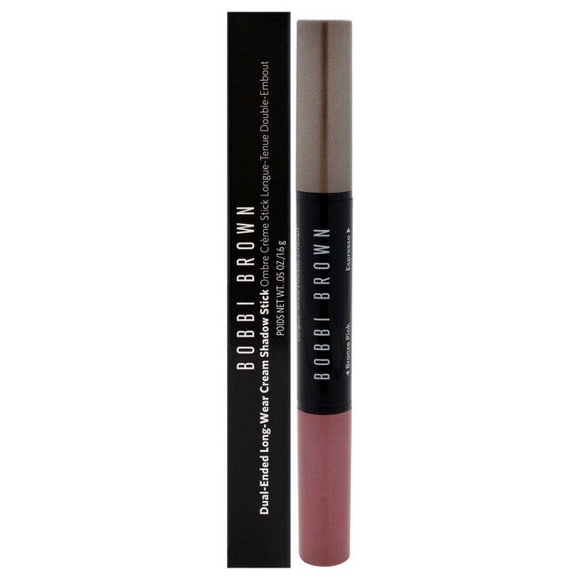 Dual-Ended Long-Wear Cream Shadow Stick - Bronze Pink-Espresso Matte by Bobbi Brown for Women - 0.05 oz Eye Shadow, NA, hi-res image number null