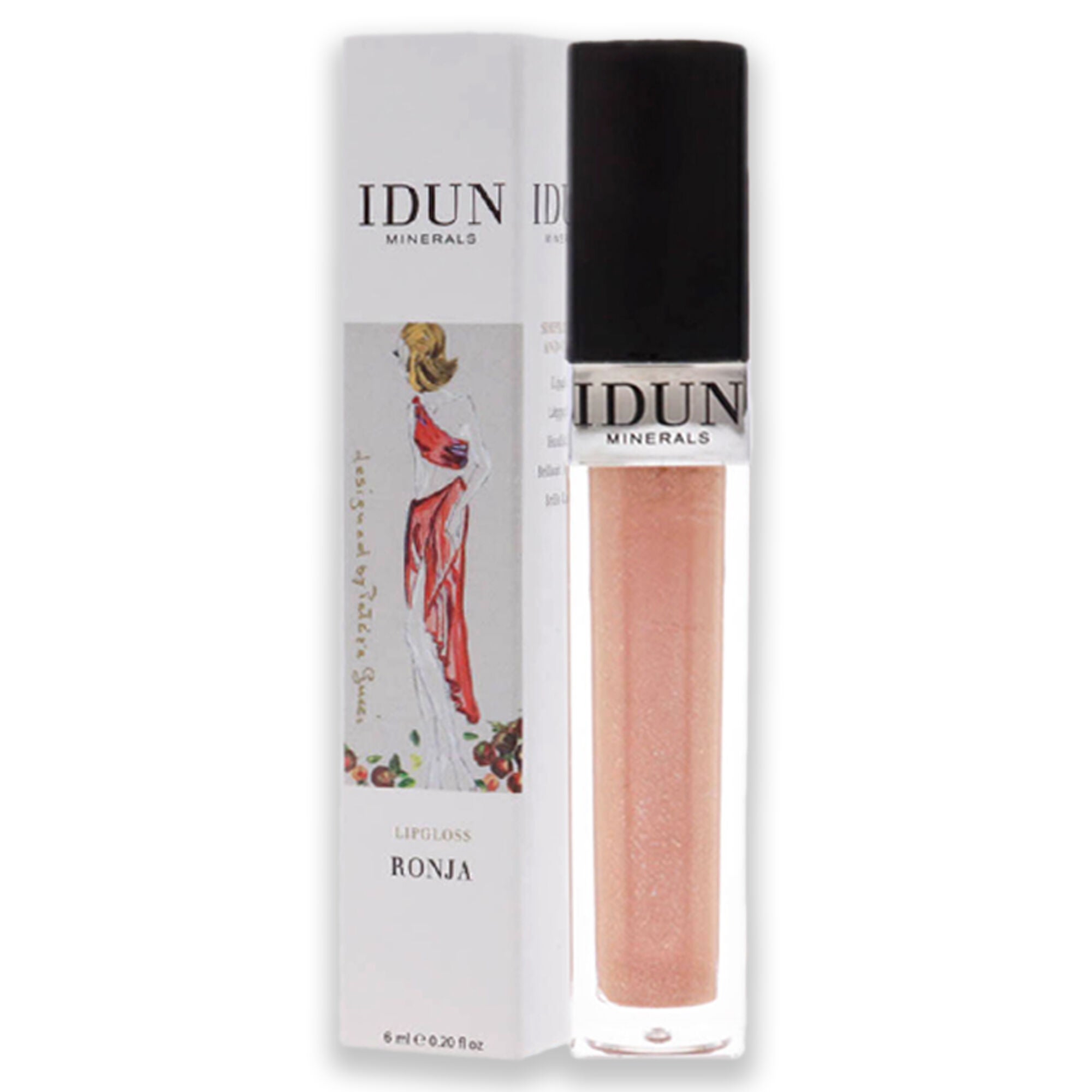Lipgloss - 018 Ronja by Idun Minerals for Women - 0.2 oz Lip Gloss, , alternate image number 7