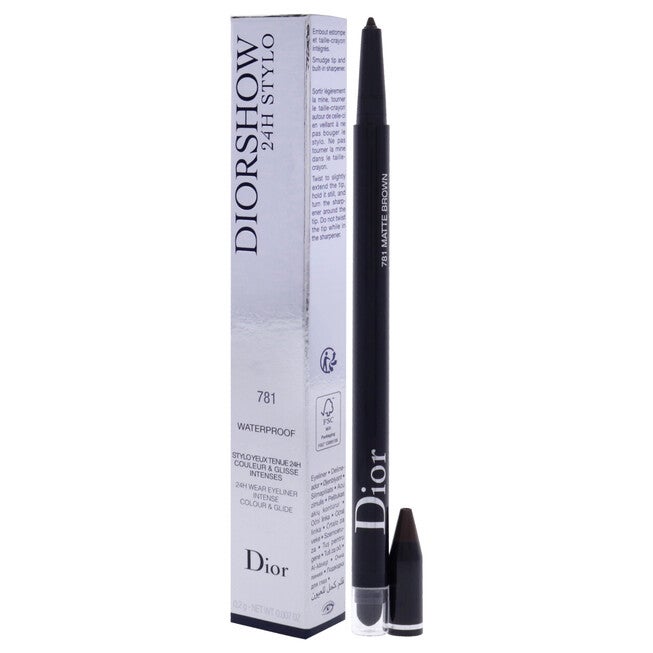 Diorshow 24H Stylo Waterproof Eyeliner - 781 Matte Brown by Christian Dior for Women - 0.007 oz Eyel, , alternate image number null