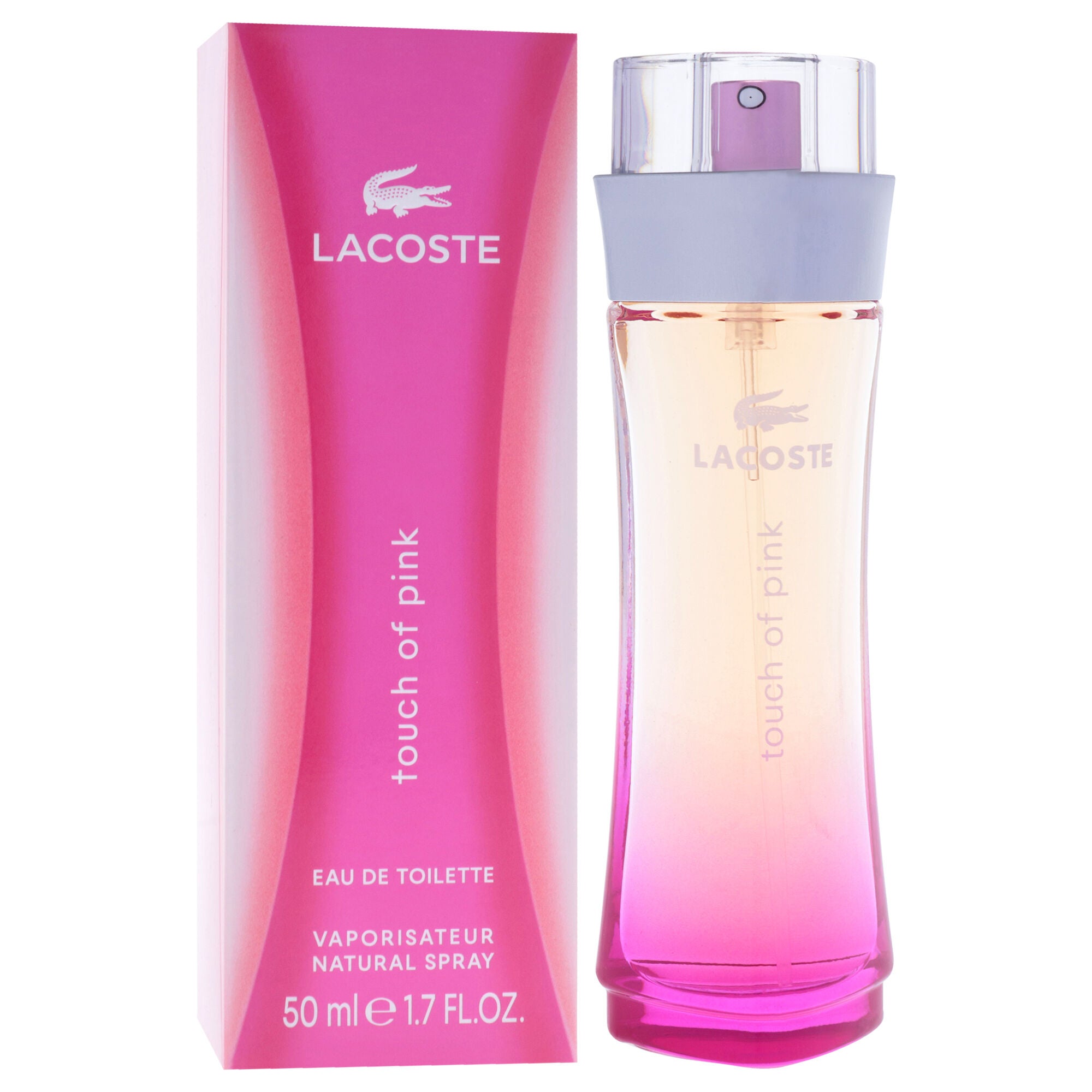 Touch of Pink by Lacoste for Women - 1.6 oz EDT Spray, See Description, alternate image number 1