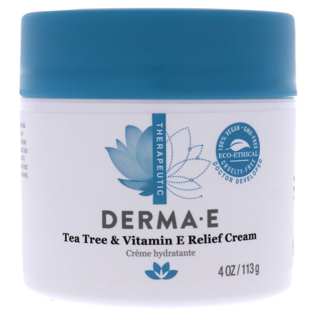 Tea Tree And Vitamin E Relief Cream by Derma-E for Unisex - 4 oz Cream, NA, hi-res image number null