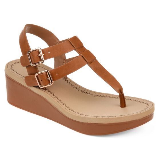 Women's Tru Comfort Foam Bianca Wedge Sandal, Tan, hi-res image number null