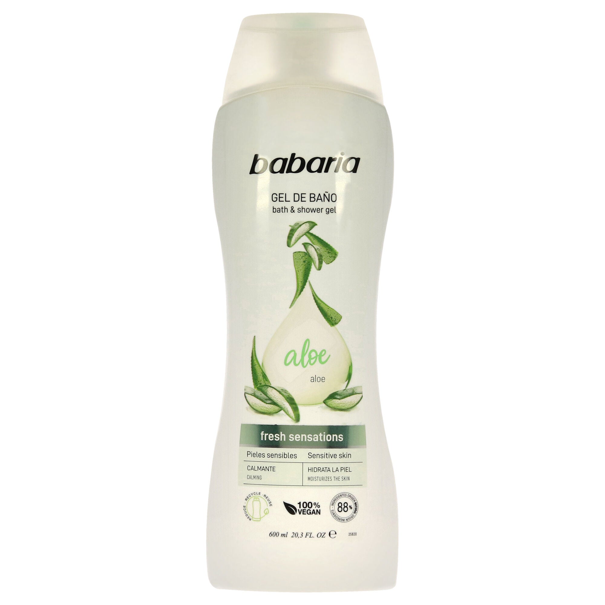 Aloe Vera Body Wash by Babaria for Unisex 20.3 oz Body Wash