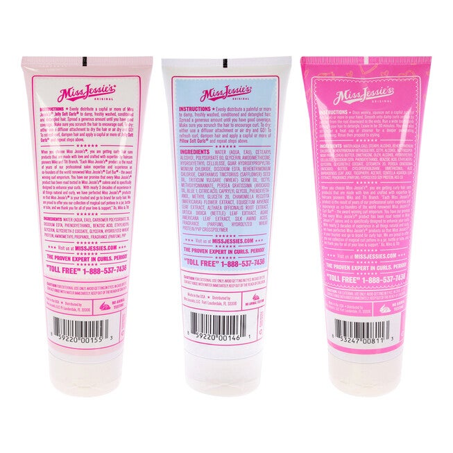Super Sweetback Treatment With Pillow Soft Curls and Jelly Soft Curl Kit by Miss Jessies for Unisex - 3 Pc Kit, See Description, alternate image number 2