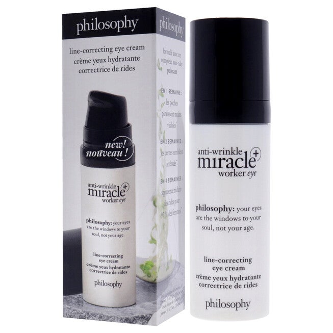 Anti-Wrinkle Miracle Worker Eye Plus by Philosophy for Unisex - 0.5 oz Cream, , alternate image number null
