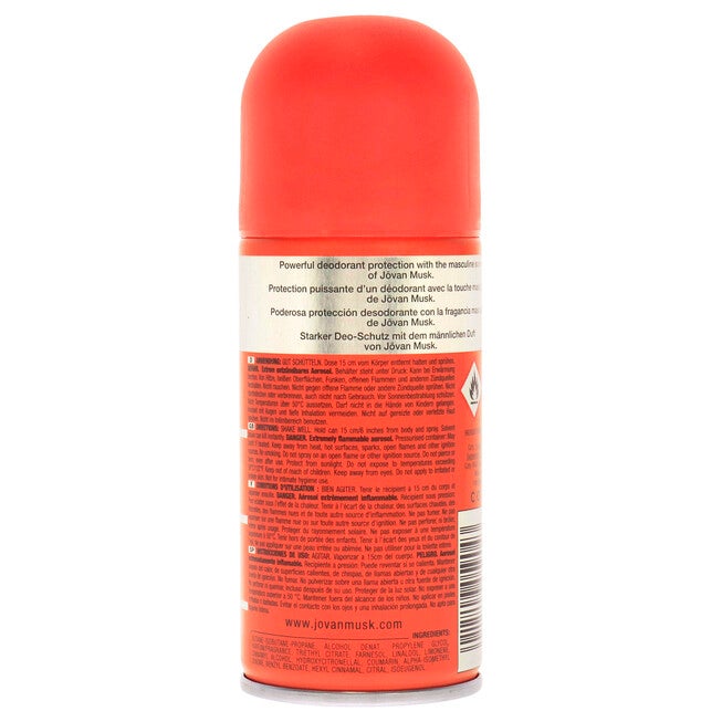 Jovan Musk by Jovan for Men - 5 oz Deodorant Spray, , alternate image number 3