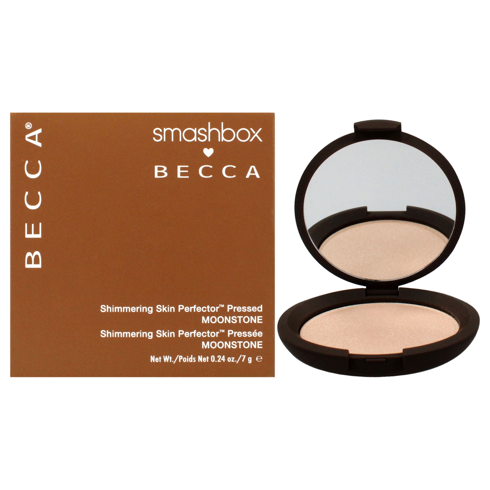 Becca Shimmering Skin Perfector Pressed - Moonstone by SmashBox for Women - 0.24 oz Highlighter, See Description, hi-res image number 0
