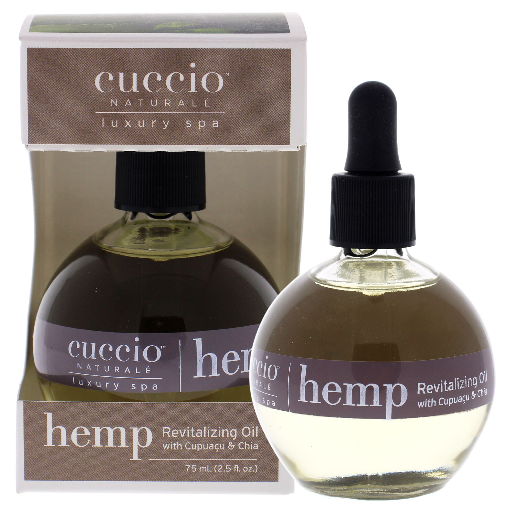 Hemp Revitalizing Oil by Cuccio Naturale for Unisex - 2.5 oz Oil, See Description, hi-res image number 0