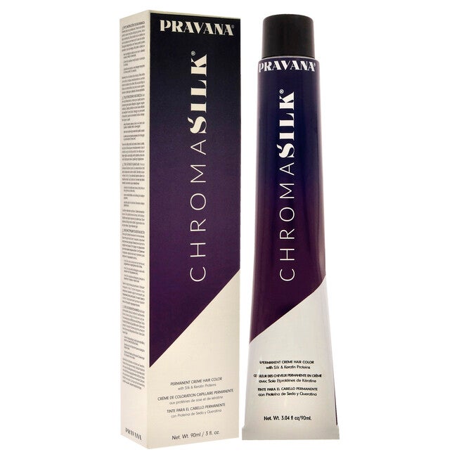 ChromaSilk Creme Hair Color - 7.52 Mahogany Beige Blonde by Pravana for Unisex - 3 oz Hair Color, See Description, alternate image number 2