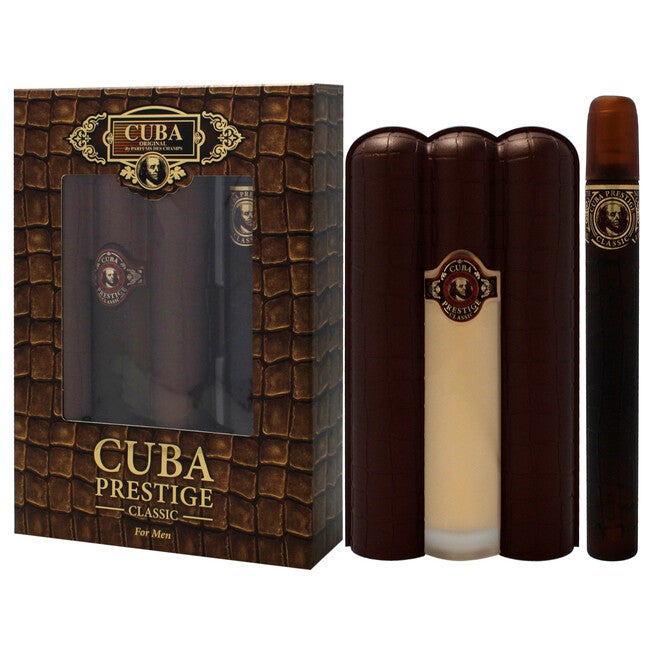 Cuba Prestige Classic by Cuba for Men - 2 Pc Gift Set 3oz EDT Spray, 1.17oz EDT Spray, , alternate image number null