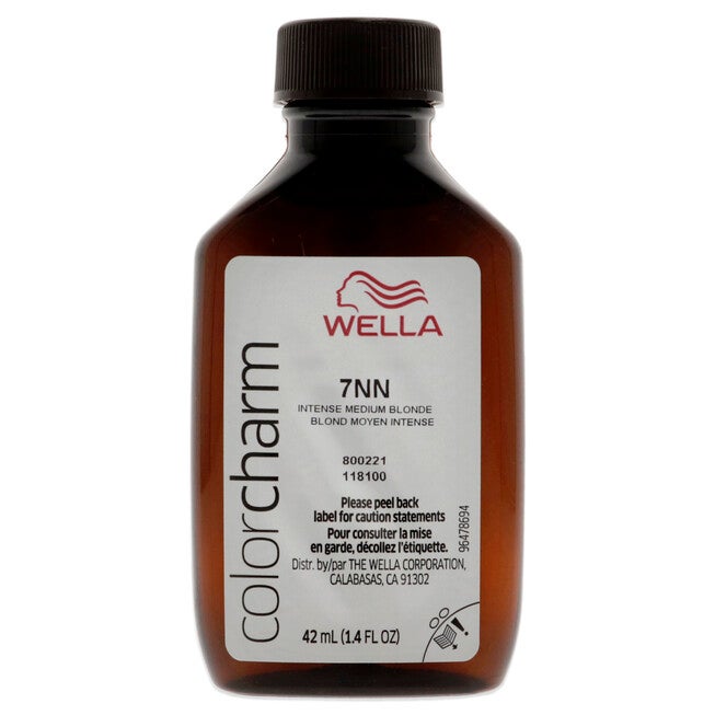 Color Charm Permanent Liquid Hair Color - 7NN Intense Medium Blonde by Wella for Unisex - 1.42 oz Hair Color, NA, alternate image number null
