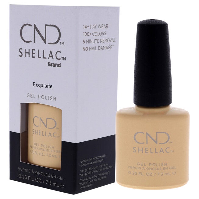Shellac Nail Color - Exquisite by CND for Women - 0.25 oz Nail Polish, , alternate image number null