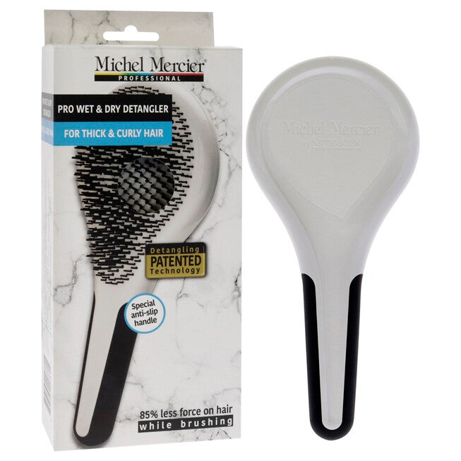 Pro Wet and Dry Detangler - Thick and Curly Hair by Michel Mercier for Unisex - 1 Pc Hair Brush, NA, alternate image number null