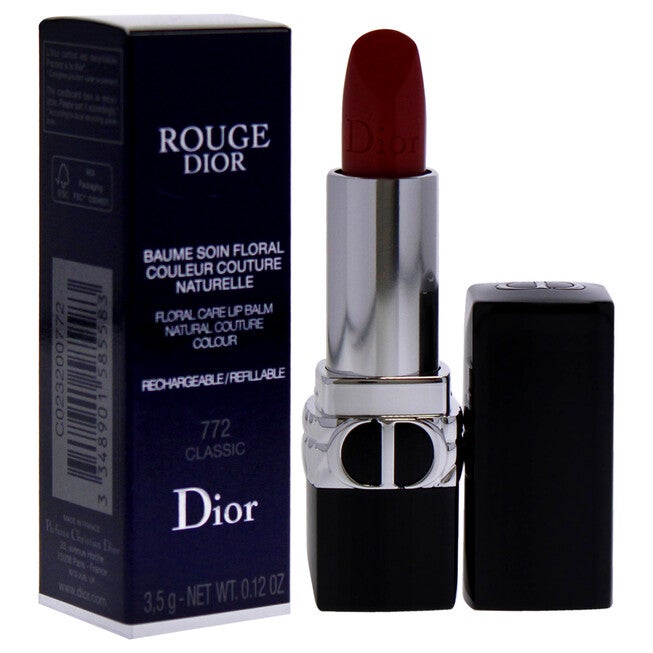 Rouge Dior Floral Care Lip Balm Satin - 772 Classic by Christian Dior for Women - 0.12 oz Lip Balm (Refillable), See Description, alternate image number 1