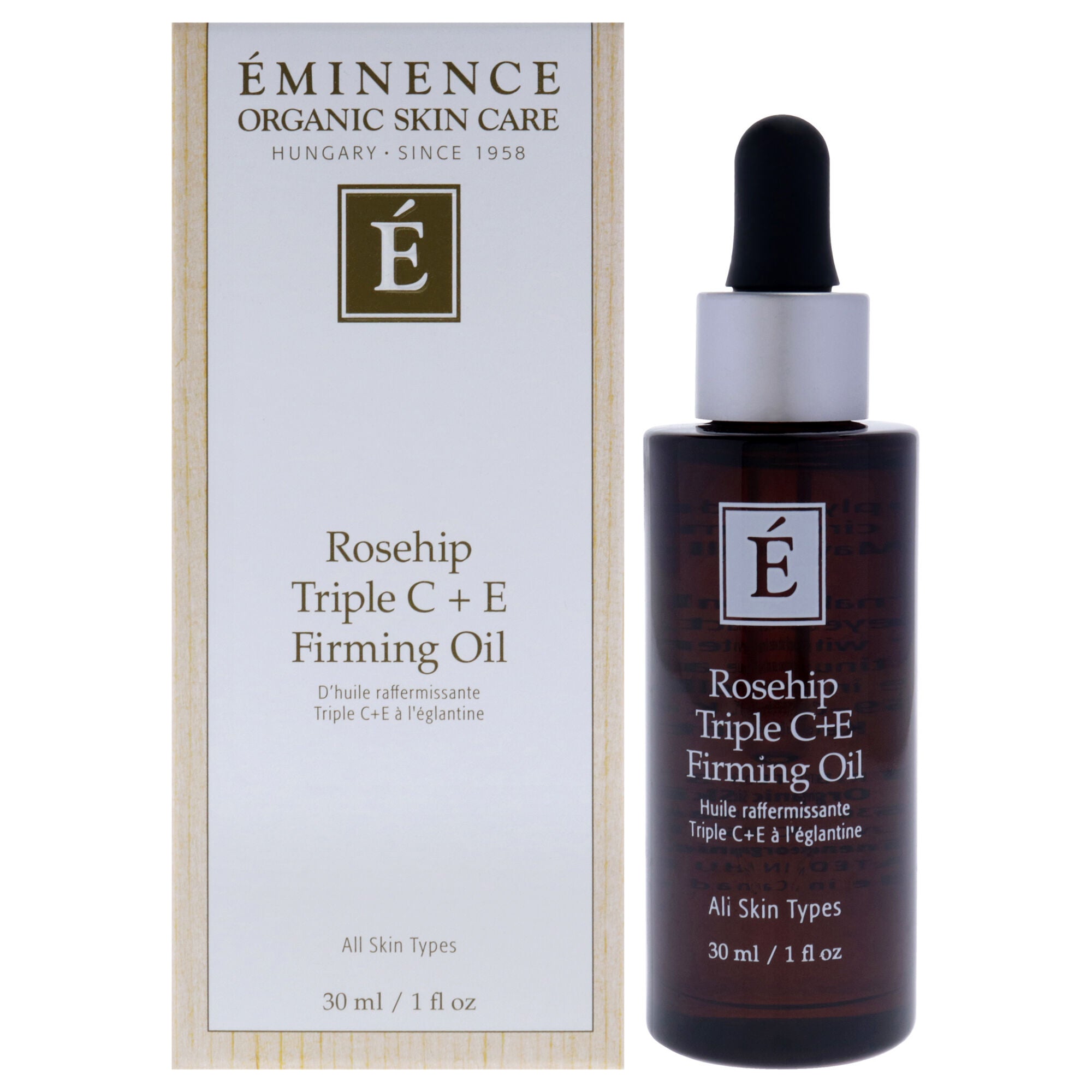 Rosehip Triple C Plus E Firming Oil by Eminence for Unisex - 1 oz Oil, See Description, hi-res image number 0