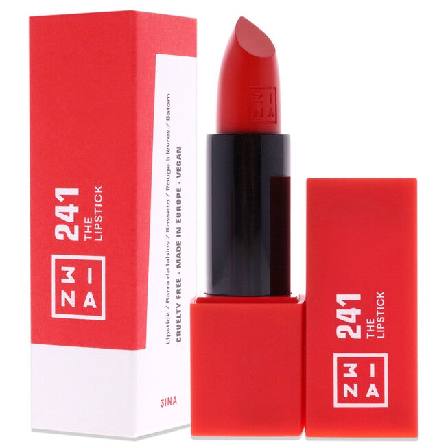 The Lipstick - 241 Matte Coral Red by 3INA for Women - 0.16 oz Lipstick, , alternate image number null