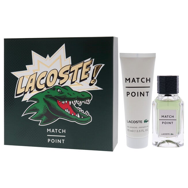 Match Point by Lacoste for Men - 2 Pc Gift Set 1.6oz EDT Spray, 2.5oz Shower Gel, NA, alternate image number null