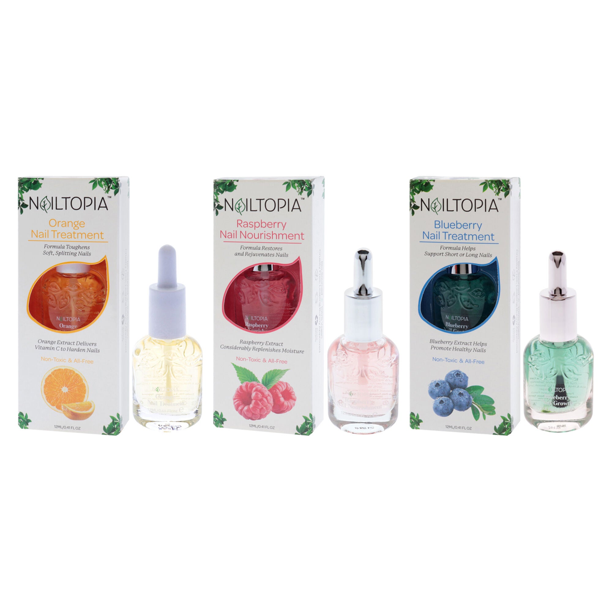 Nail Nourishment and Treatment Kit by Nailtopia for Women - 3 Pc Kit, See Description, alternate image number 2