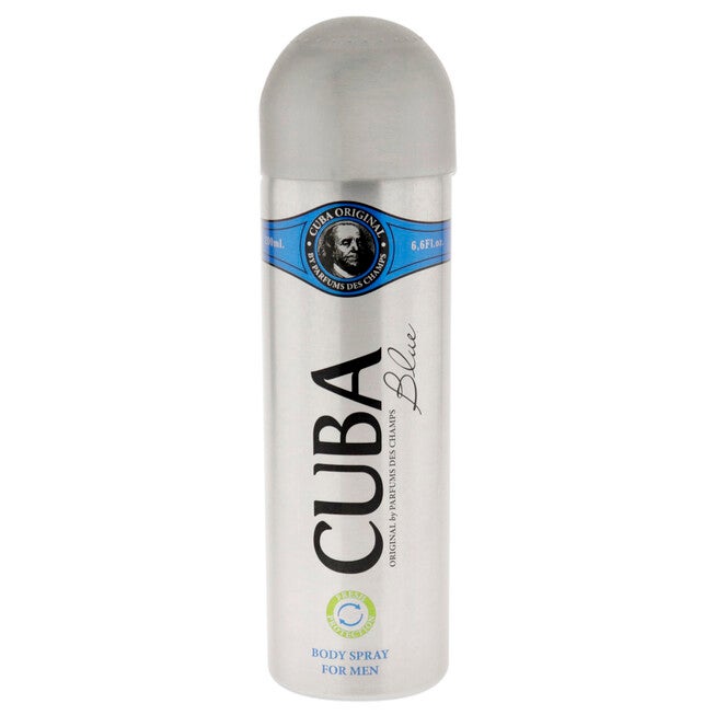 Cuba Blue by Cuba for Men - 6.6 oz Body Spray, NA, hi-res image number null