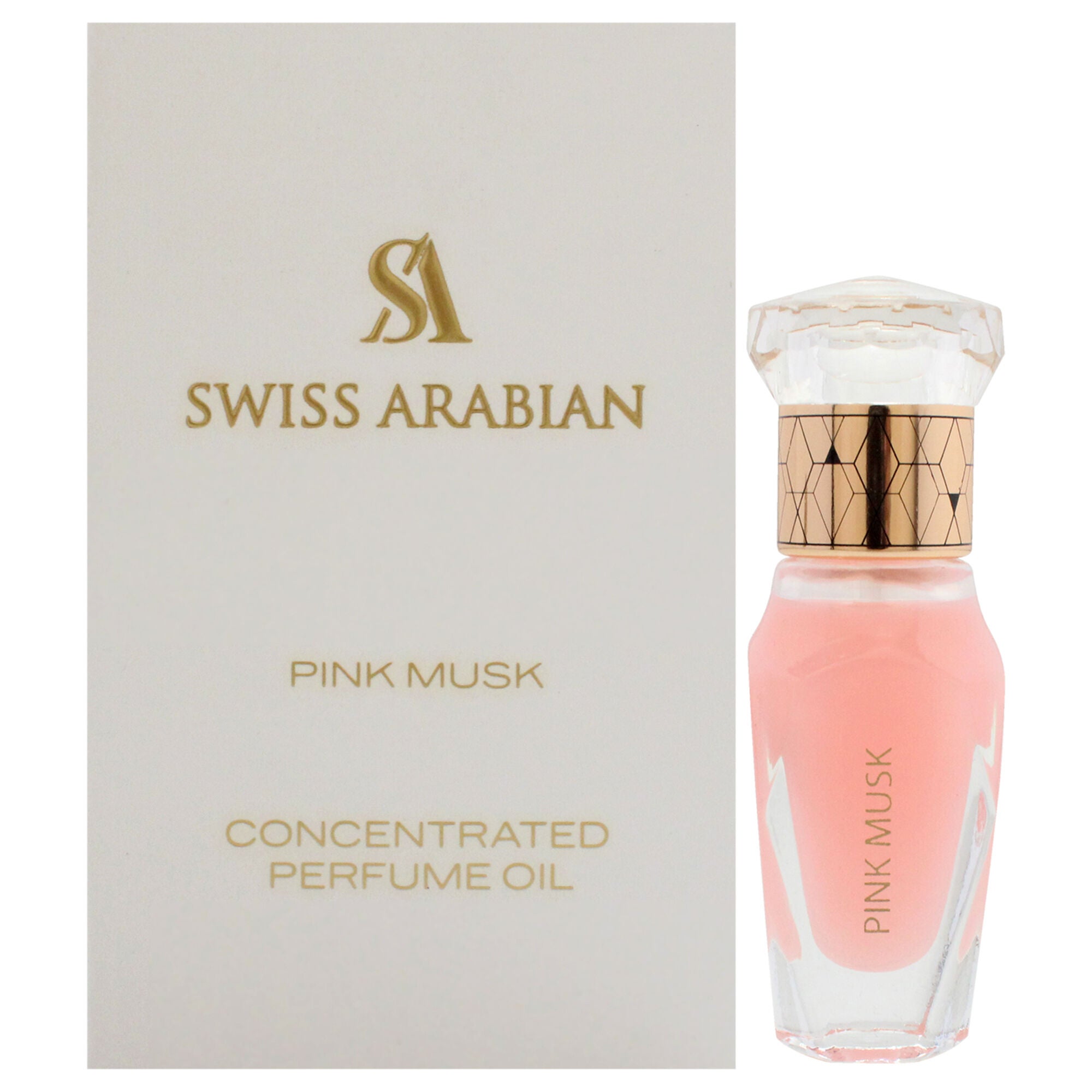 Pink Musk by Swiss Arabian for Unisex - 0.4 oz Parfum Oil, See Description, hi-res image number 0