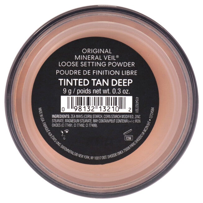 Original Mineral Veil Loose Setting Powder - Tinted Tan Deep by bareMinerals for Women - 0.3 oz Powder, , alternate image number null