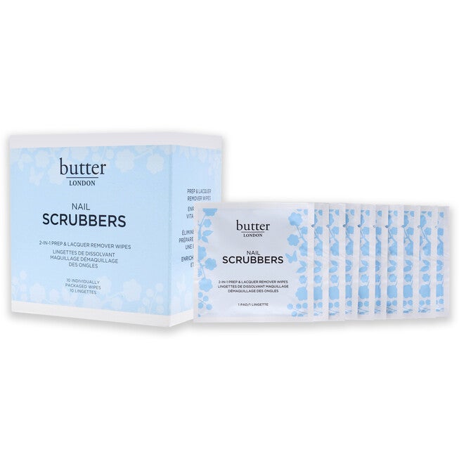 Nail Scrubbers by Butter London for Women - 10 Pc Wipes, NA, alternate image number null