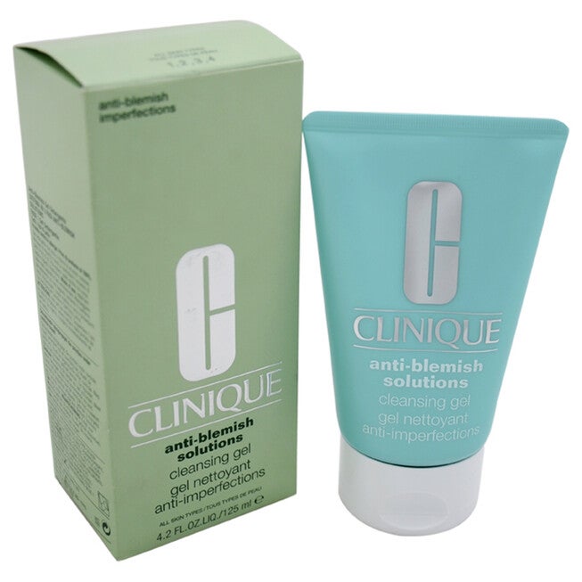 Anti-Blemish Solutions Cleansing Gel - All Skin Types by Clinique for Unisex - 4.2 oz Gel, , alternate image number null