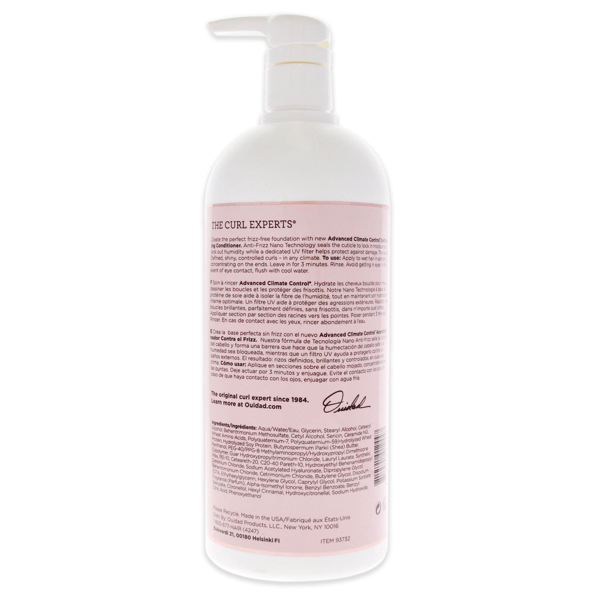 Advanced Climate Control Defrizzing Conditioner by Ouidad for Unisex - 33.8 oz Conditioner, , alternate image number 3