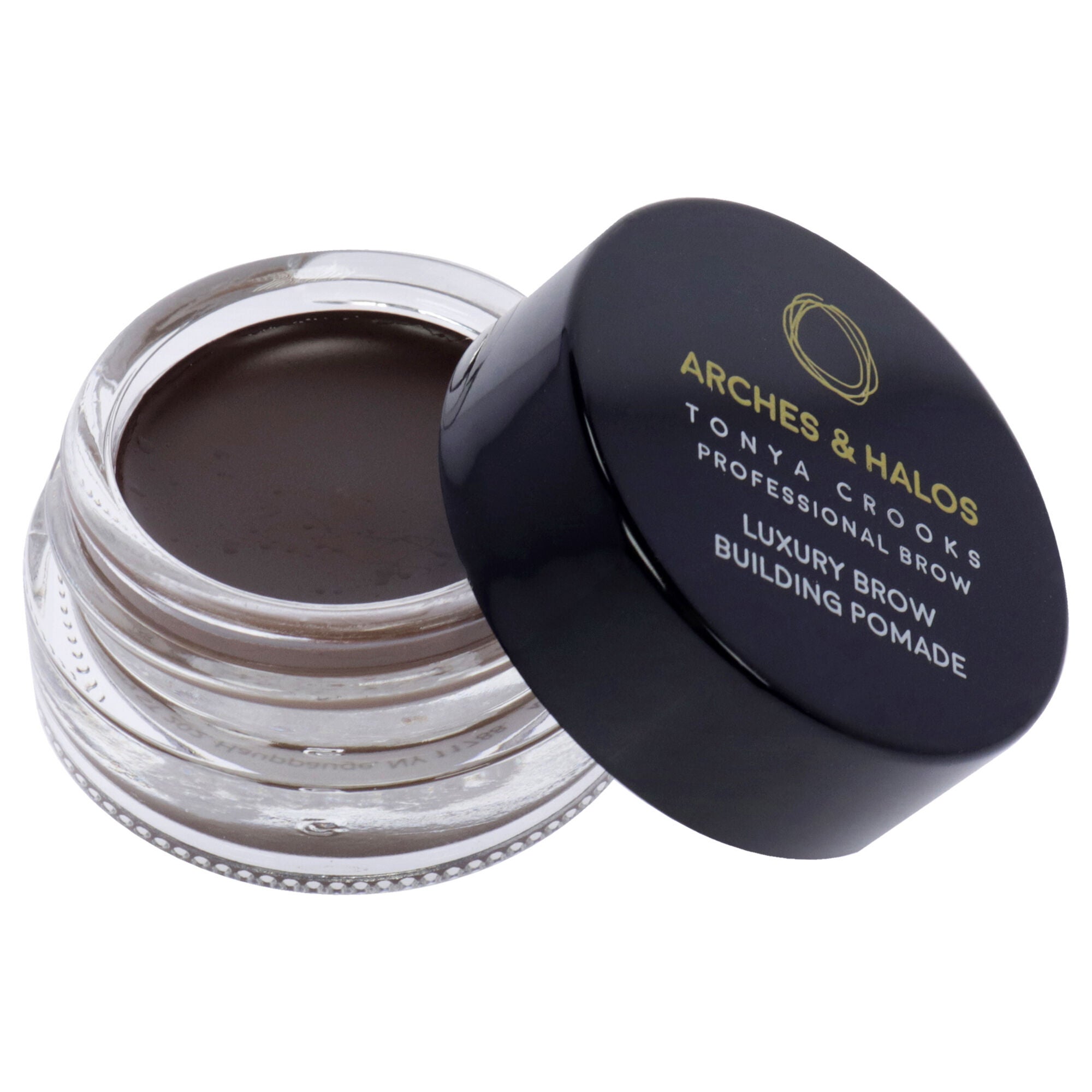 Luxury Brow Buiding Pomade - Dark Brown by Arches and Halos for Women - 0.106 oz Pomade, See Description, alternate image number 4