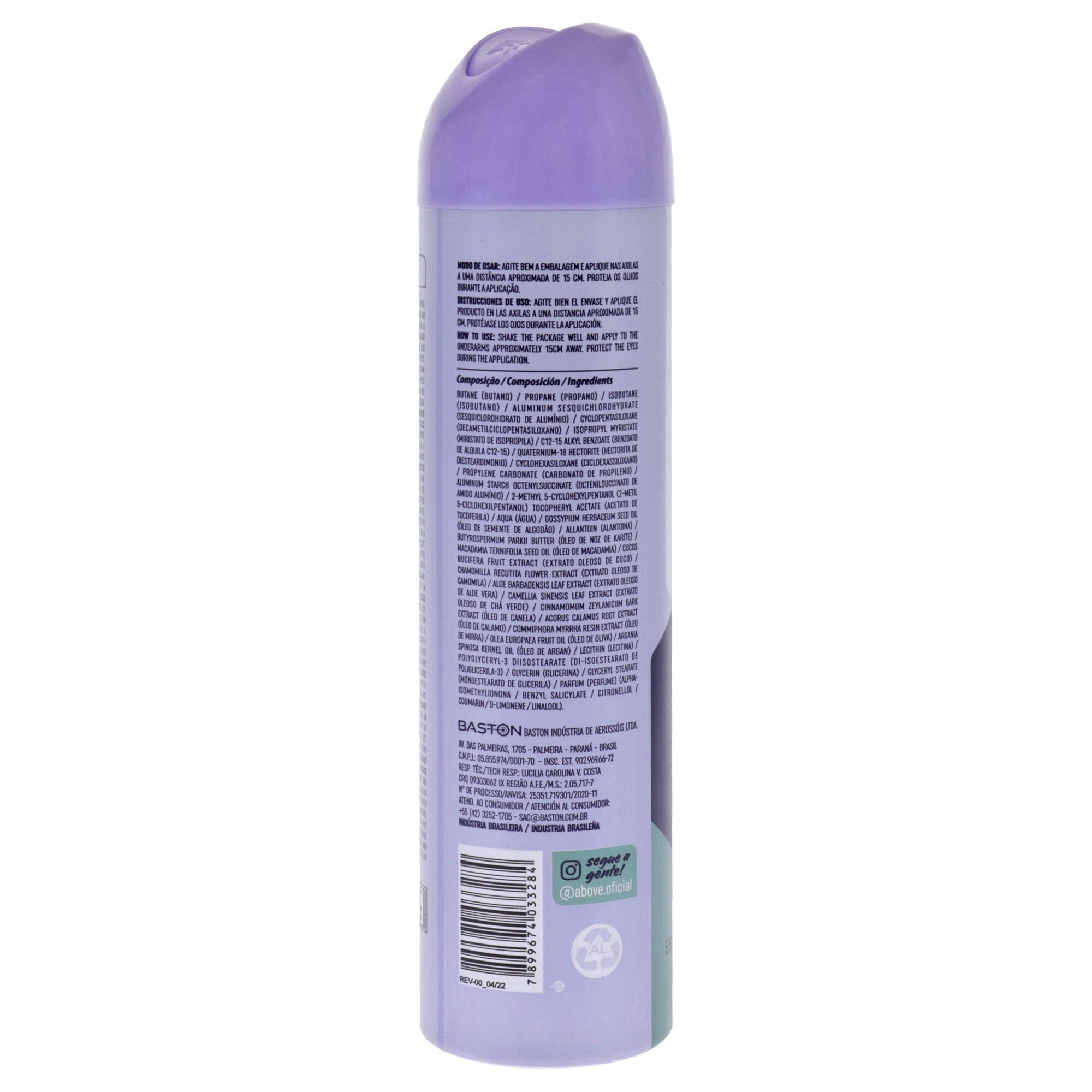 72 Hours Antiperspirant Deodorant - Derma Clinical by Above for Women - 3.17 oz Deodorant Spray, See Description, alternate image number 2