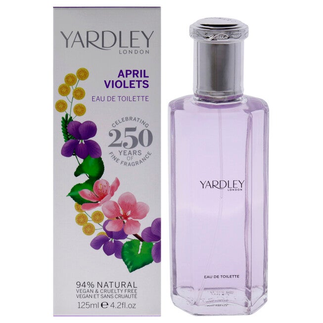 April Violets by Yardley London for Women - 4.2 oz EDT Spray, NA, hi-res image number null