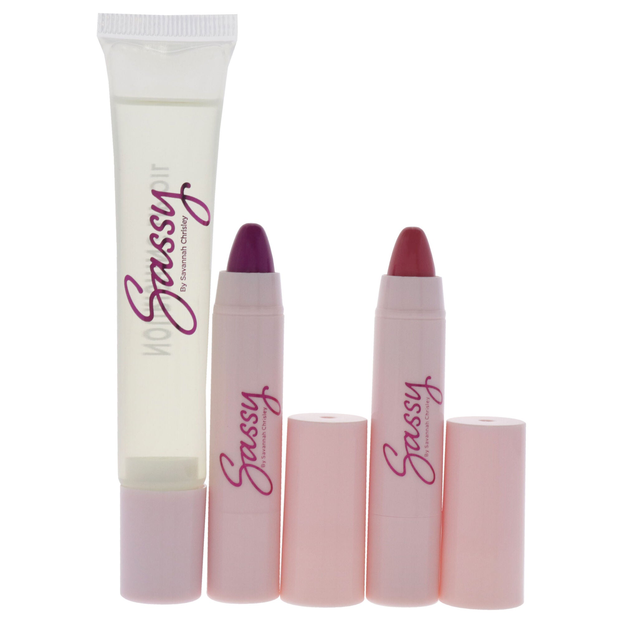 Breakup Collection Lip Kit - Heartbreaker by Sassy by Savannah Chrisley for Women - 3 Pc Nourishing Lip Oil, 2Pc Tinted Lip Balms, , alternate image number 5