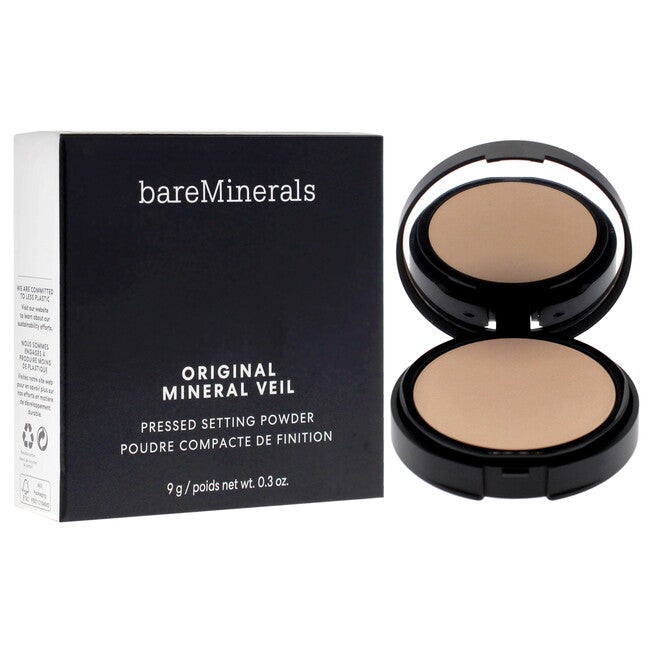 Original Mineral Veil Pressed Setting Powder - Sheer Light by bareMinerals for Women - 0.3 oz Powder, NA, alternate image number null